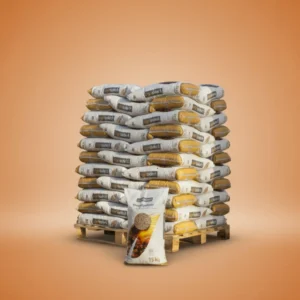 Witte Houtpellets 6mm – 36 zakken van 15KG – EN Plus A1 gecertificeerd – Premium kwaliteit voor pelletkachels